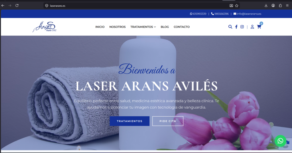 Página web renovada para una marca con más de 30 años de trayectoria