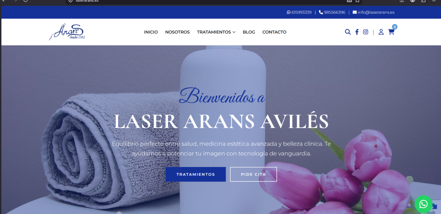 Página web renovada para una marca con más de 30 años de trayectoria